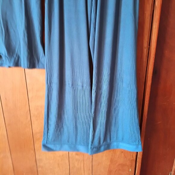 Discount Divas Women's Dark Blue Pj's Wide Leg Pajamas Size S New - Picture 5 of 5